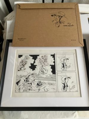 Pille, Pascal - 1 Original page - Lucky Luke - L’Alibi - 1987 | Catawiki