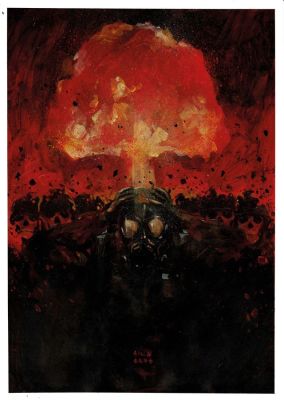 Continue Shopping | NEWS FROM THE FALLOUT #6 MARTIN SIMMONDS ORIGINAL COVER ART | Scott’s Collectables