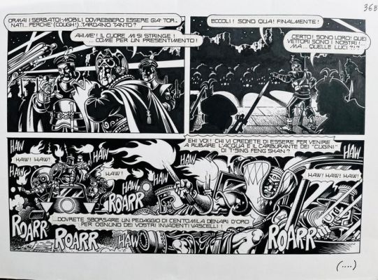 Magnus (Raviola, Roberto) - 1 Demi-page originale - I Briganti - 36 B | Catawiki