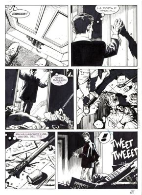 Bigliardo, Daniele - 1 Original page - Dylan Dog #216 - "Il grimorio maledetto" - 2004 | Catawiki