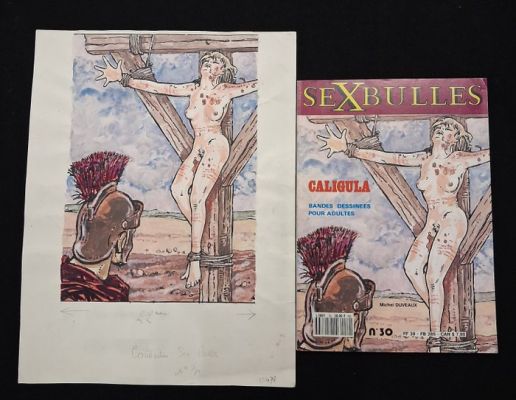 Duveaux, Michel - 1 Original cover - Caligula - (années 1980) | Catawiki