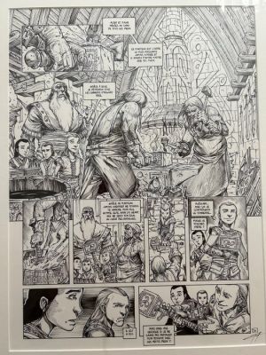 Pierre Denis GOUX - 1 Original page - Mjöllnir - MJÖLLNIR tome 2 "RAGNARÖK"