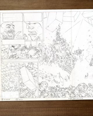 Giménez, Juan - Original preliminary page - The Metabarons (Vol. 6) Double Page | Catawiki