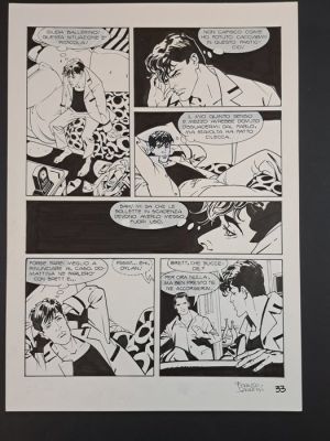 Saudelli, Franco; Marzano, Giancarlo - 1 Original page - Dylan Dog: Tra Moglie e Marito - 2011