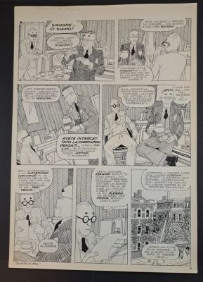 Micheluzzi, Attilio - 1 Original page - Trovate la Spia - 1984