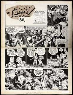 Caniff, Milton - TERRY AND THE PIRATES SUNDAY Sunday Strip | ComicConnect