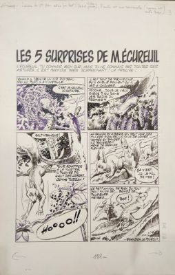 Lucien Nortier - 1 Original page - Pif - 1975