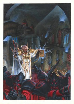 Paul Bonner | Couverture originale pour the Game "Mutant Chronicles" - The Brotherhood : the cleansing flame | Daniel Maghen