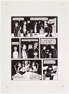 Marjane Satrapi | Persepolis (Original Book Art, page 48) | Sotheby’s