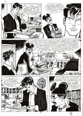 Siniscalchi, Luigi - 1 Original page - Dylan Dog #105 - "L‘orrenda invasione" - 1995