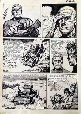 Solano Lopez, Francisco - 1 Original page - L‘Eternauta