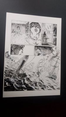 Homs / Zidrou - 1 Original page - Shi - T2 - Le Roi Démon