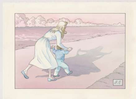 Goetzinger, Annie | Original drawing  - Fin du monde  - La Croix  - (2012) | Catawiki