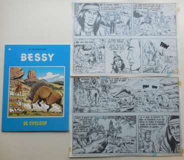 Bessy 17 | Album met originele pagina (p.4)  - De cycloop  - sc  - 1e druk heruitgave  - (2010) | Catawiki
