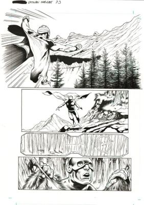 Manuel García & Bit - 1 Original page - Skyman - Oneshot | Catawiki