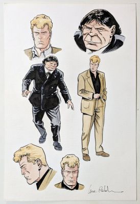 Raimondo, Luca - 1 Original colour drawing - Martin Mystère - Character Sketches | Catawiki