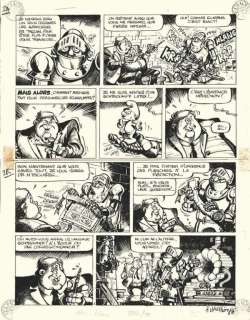 Walthéry. Planche originale Journal de Spirou | BDEnchères
