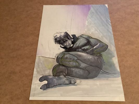 Frezzato, Massimiliano - 2 Original colour drawing - Nightcrawler - 2001 | Catawiki