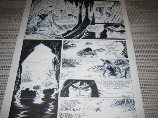 Aidans, Edouard - 1 Original page - Tounga - T14 - La Dernière Epreuve - 1984 | Catawiki