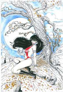 VAMPIRELLA E LA LUNA PIENA – Original Art | Avalon Comic Art