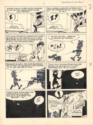 Dino Attanasio | Planche originale n°48 - Modeste et Pompon | Daniel Maghen