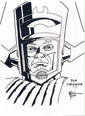 Rémi - 1 Original drawing - Galactus - Super dessin encré | Catawiki