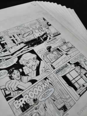 Bertolotti, Massimo - 12 Original page - Eroi Per Caso - La città dei treni - 1999 | Catawiki