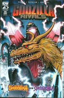 Sketched Godzilla Rivals Ghidorah by Arthur Adams | Essential Sequential