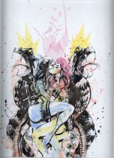 Mahfood, Jim - BARONESS AND SCARLETT: MAKE LOVE NOT WAR Illustration