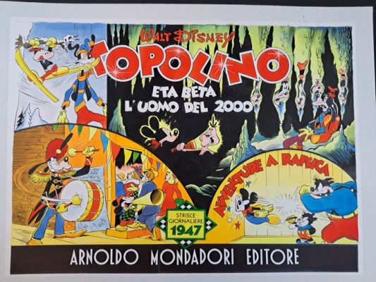 Bruna, Franco - 1 Original cover - Topolino: Eta Beta L’uomo del 2000 - 1980 | Catawiki