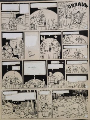 Bob De Moor - 1 Original page - Nonkel Zigomar, Snoe en Snolleke | Catawiki