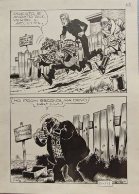 Magnus - Original page - Alan Ford - Le grandi vacanze 38-113 - 1972
