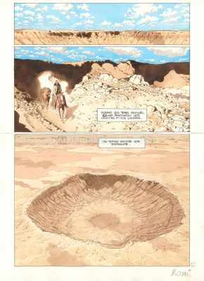 Christian Rossi | Comanche Trail, Planche originale n° 01 | Daniel Maghen