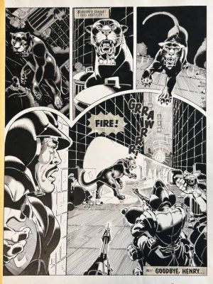 Ron Smith - 1 Original page - 2000AD - Survivor - 1989 | Catawiki