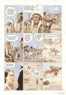 Christian Rossi | Planche originale n° 48 - Comanche Trail | Daniel Maghen
