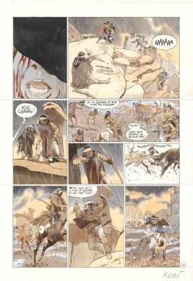 Christian Rossi | Comanche Trail, Planche originale n° 102, | Daniel Maghen