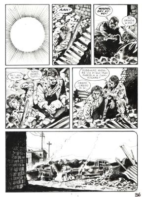 Dotti, Maurizio - 1 Original page - Dampyr #123 - "I senza morte" - 2010 | Catawiki