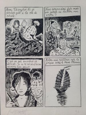 Fred Bernard Original page - L’Homme Bonsaï - Page 91 - 2009 | Catawiki