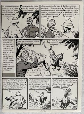 Jef Nys - 1 Original page - de reus van bengalen - De reus van Bengalen P.7 - 1960 | Catawiki