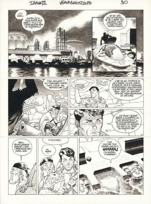 Ralph Meyer | Planche originale n°30 - Blitzkrieg - IAN | Daniel Maghen