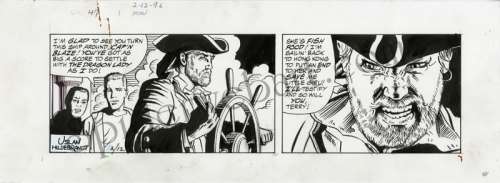 Brothers Hildebrandt | Terry and the Pirates Week 47 - Monday | Spiderweb Art Gallery