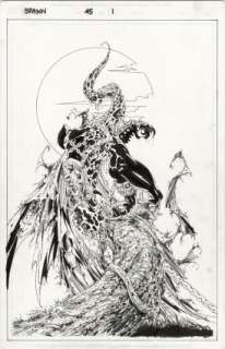 Capullo, Greg - SPAWN (1992-) #45 Splash Page | ComicConnect