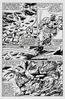 John Byrne - Fantastic Four #256 P 9 (The Thing, Human Torch, & Invisible Woman All Trapped in the Negative Zone!) Large Art - 1983