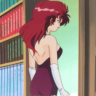 GO NAGAI’s NEW CUTIE HONEY (1994) original cel with painted background