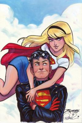 Tarr, Babs and Quinones, Joe - SUPERGIRL AND SUPERBOY Illustration