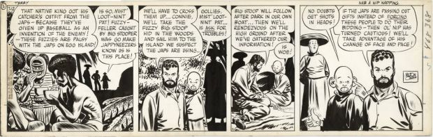 Caniff, Milton - TERRY AND THE PIRATES DAILY Strip Art | ComicConnect