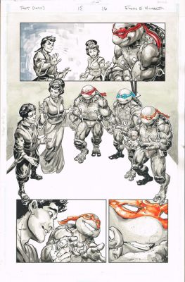 Freddie E. Williams II | TMNT (2024) (Issue 18, Pg 16) 11 x 17 | Freddie E. Williams II