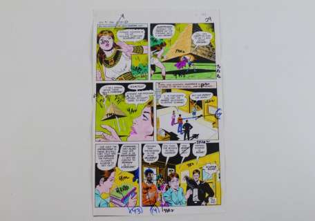 Isis #1 Original Comic Art | Bodnars Auction