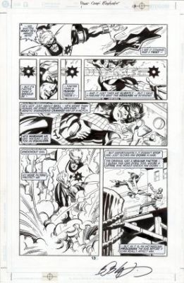 Jurgens, Dan - POWER COMPANY: MANHUNTER #1 Interior Page | ComicConnect