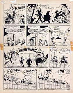 Uderzo - Lot 635 - Jehan Pistolet, planche n°126 à l‘encre de…